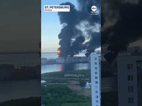 Ukrainian drones hit St. Petersburg oil facility thumbnail