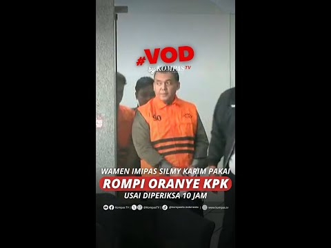 WAMEN IMIPAS SILMY KARIM PAKAI ROMPI ORANYE KPK USAI DIPERIKSA 10 JAM #short thumbnail