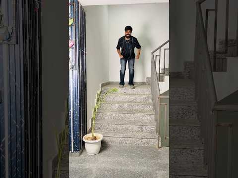 Super Jump from Stairs ? #dushyantkukreja #shorts thumbnail