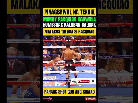 PACQUIAO BAGSAK PERO GUMANTE, KALABAN PINAGAPANG! thumbnail