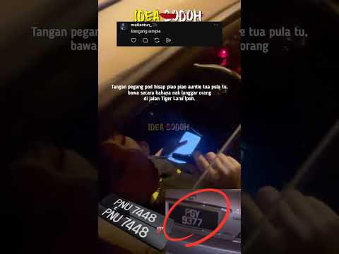 RIDER TAHAN KERETA AUNTIE ClNA AMBIL PlAO PlAO "NAK S0ND0L ORANG" thumbnail
