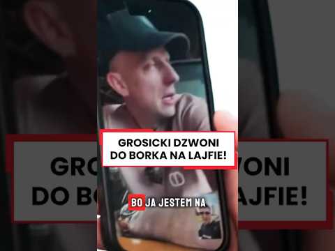 GROSICKI DZWONI DO BORKA! TELEFON NA LIVE! #shorts thumbnail