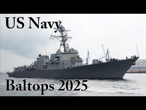 Baltops 2025 | Impressive Guided-Missile Destroyer USS Paul Ignatius leaves Rostock for Baltops 2025 thumbnail