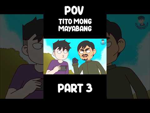 POV TITO MONG MAYABANG PART 3 | JenAnimation | COMEDY SKITS   #shorts   #pinoyanimation thumbnail