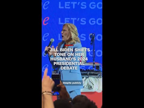 Jill Biden shifts tone on her husband's 2024 presidential debate performance thumbnail