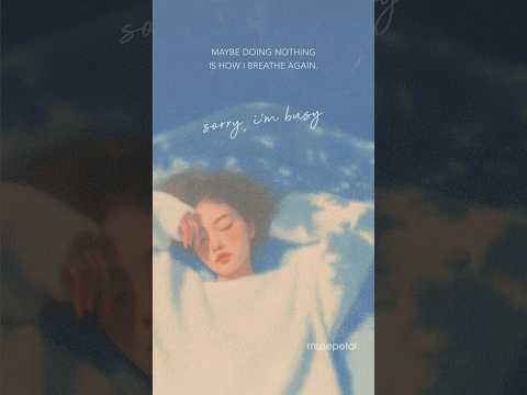 busy doing nothing | for mornings when you need to breathe thumbnail