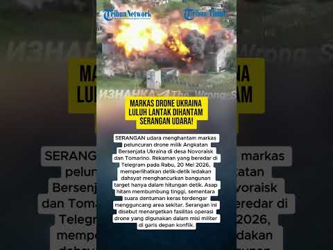 MARKAS DRONE UKRAINA LULUH LANTAK DIHANTAM SERANGAN UDARA! thumbnail
