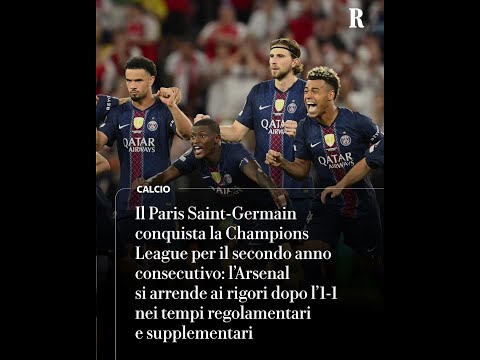 Il Paris Saint-Germain conquista la Champions League per il secondo anno consecutivo thumbnail