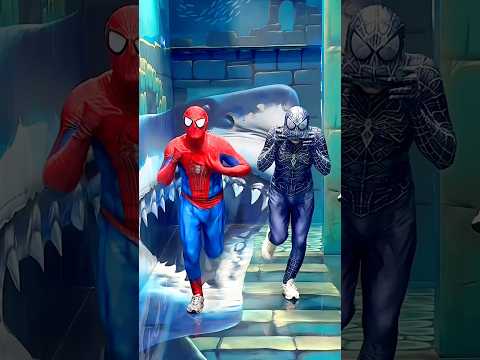 Superheroes to the rescue😍 #spiderman thumbnail