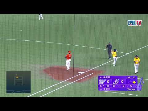 05/23 味全 VS 中信 五局下，鐵壁二遊強力封鎖，梅賽鍶送出變相的三上三下 thumbnail