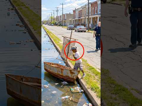 He Replaced The Broken Boat With A Beautiful Yacht #shorts #kindness thumbnail