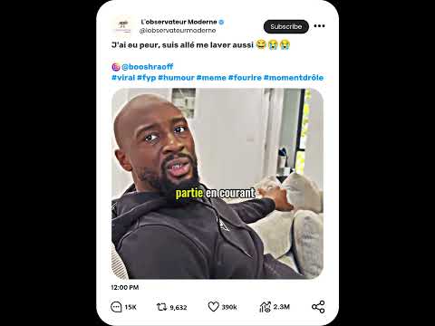 J'ai eu peur, suis allé me laver aussi 😂😭😭 thumbnail