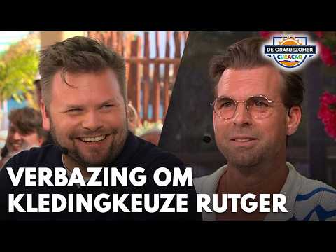 Hélène Hendriks en Thomas van Groningen verbaasd door kleding Rutger Castricum: 'Koop je dit zelf?' thumbnail