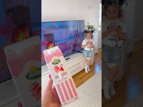 ميمي شربت حليب وردي 🌸😱(Rosa mjölk) thumbnail