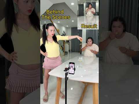 I used a trick for this challenge ? #funny #shorts thumbnail
