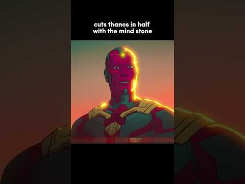 vision was in survival mode in infinity war #shorts thumbnail