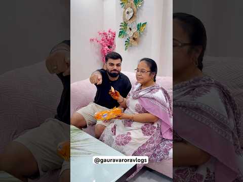 Gaurav ka naam sun kar inhe kya hogaya #gauravaroravlogs #youtubeshorts #shorts thumbnail