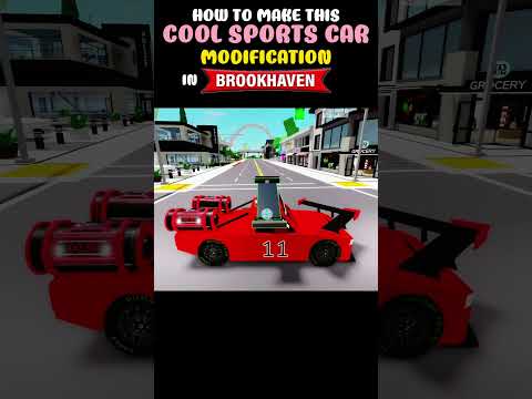 How to make this COOL SPORTS CAR IN Brookhaven! thumbnail