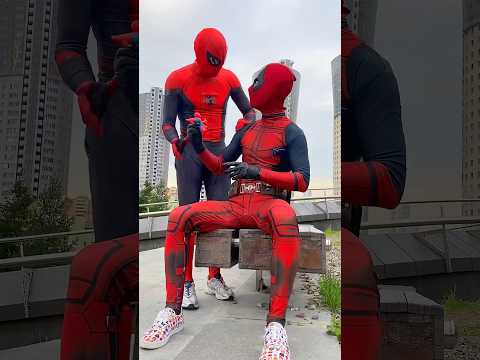 Spider-Man and Deadpool are a very funny video? #spiderman thumbnail