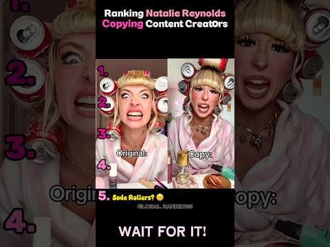 Ranking The Best Natalie Reynolds Copying Content Creators? #shorts #ranking  #trending #fyp thumbnail