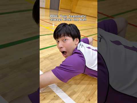 Looks like the enemy is on our team 😱🤣#volleyball thumbnail