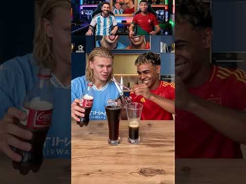 Haaland Thought Yamal Was Going to Share the Drink 🤪🧋 #football #haaland #parody thumbnail