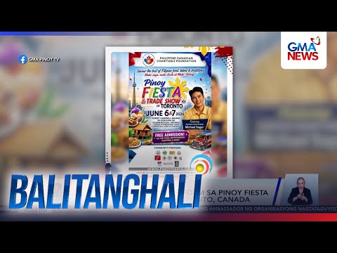 Michael Sager, magpe-perform sa Pinoy Fiesta and Trade Show 2026 sa Toronto, Canada | Balitanghali thumbnail