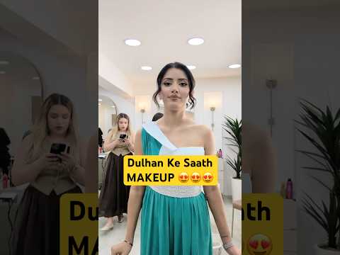 Dulhan Ke Saath Karwaya Makeup 😍 #neetubisht #lakhneet #youtubeshorts #trending #viral thumbnail