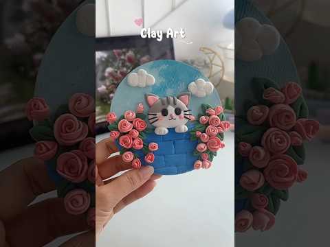 DIY Clay Art?✨#shorts #art #drawing #youtubeshorts thumbnail