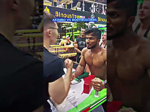 Strongest Man in the World vs Akimbo69 🔥 Speed vs Strength #armwrestling thumbnail