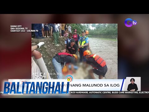 Mag-aama, patay nang malunod sa ilog | Balitanghali thumbnail