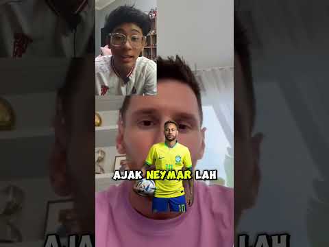 AKU CALL DENGAN CRISTIANO RONALDO !? #shorts #shortvideo #ronaldo #messi thumbnail