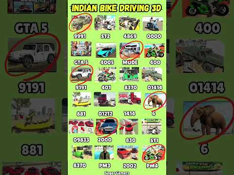 New Update Real code ? Indian bike driving 3d all new cheat code update + plugin cheat code thumbnail
