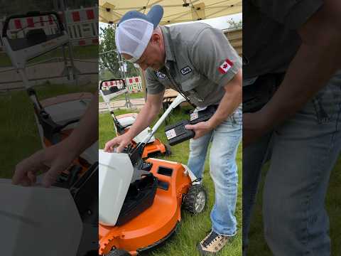 Trying out some @STIHLCanada cordless mowers on some German grass! The RMA 453 PV and RMA 756 V thumbnail
