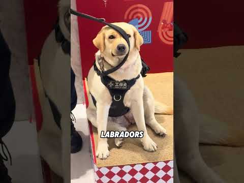 The gentle Labrador#animals #funnyanimal #funny #cute #labrador thumbnail
