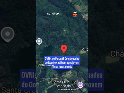 OVNIs no Paraná? Coordenadas do Google viralizam após jovem filmar luzes no céu thumbnail
