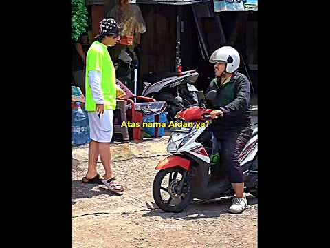 Prank pesen 3 ojol sampe marah☠️ #shorts #aidanmirza #prank thumbnail