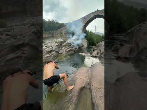 We Created a Floating Ghost Under a Medieval Bridge #shorts thumbnail