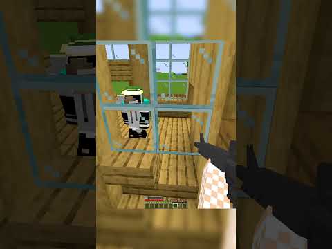 احمي حيوانك المحمي من العدو #minecraft #قصص thumbnail