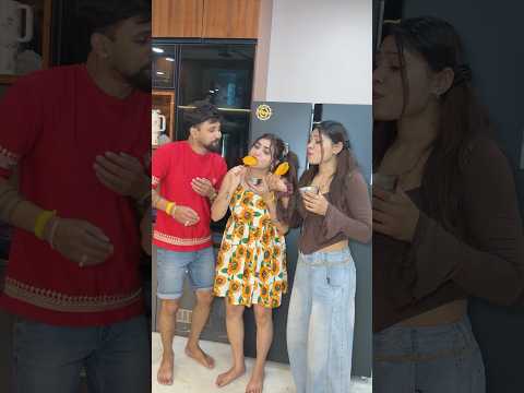 मेरी दोस्त के लिए ice cream,बनाई🍦🥳 #youtubeshorts #icecream #shorts #funny @Kajalsoni_vlogs thumbnail