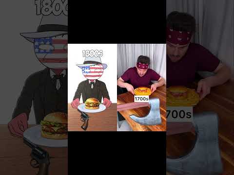 1760 FOOD VS 2026 FOOD 🍔 #countryhumans thumbnail