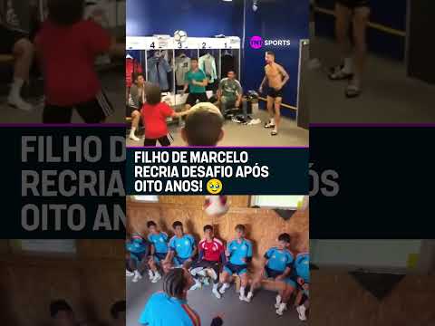 O FILHO DO MARCELO JOGA MAIS QUE O PAI PO HAHAHAHA #shorts thumbnail