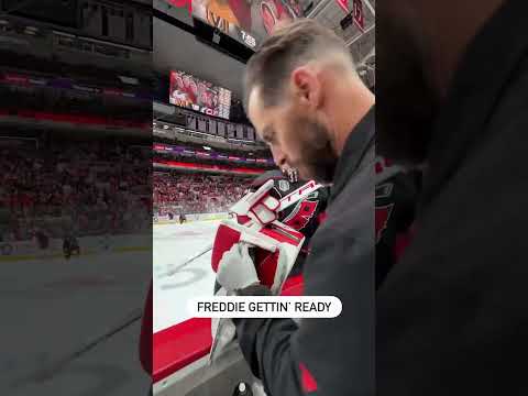 Frederik Andersen Gets His Skates Game-Ready 👀 thumbnail