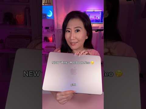NEW MacBook Neo in Blush 🤔 | Apple review thumbnail