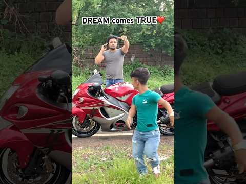 Every DREAM comes true❤️✅ #farazstuntrider #superbikes #hayabusa #bikers thumbnail