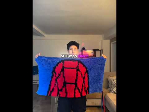 Girl failed SpiderMan blanket 😢🕷️ thumbnail