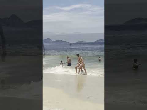 🇧🇷 Beach day at Copacabana beach Brazil🌊 thumbnail