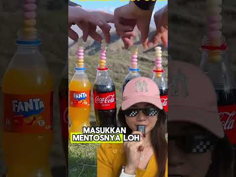 Permen mentos VS Soda ‼️ thumbnail