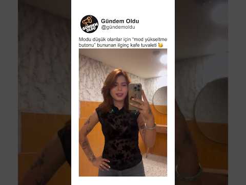 Modu düşük olanlar için "mod yükseltme butonu" bulunan kafe tuvaleti 🥳 thumbnail