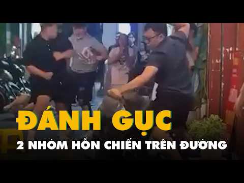 Xác minh clip 2 nhóm hỗn chiến trên đường phố, một cô gái bị đánh gục thumbnail